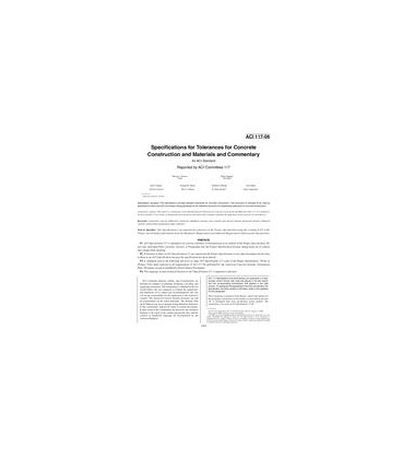 ACI 117-06