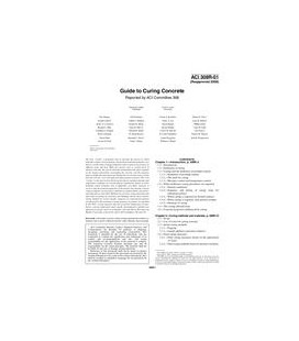ACI 308R-01