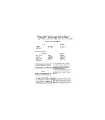 ACI 503.2-92