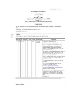 AS 4700.2-2007 AMDT 1                        [ Available Superseded ]