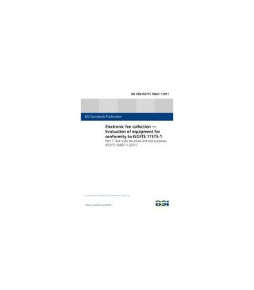 BS DD CEN ISO/TS 16407-1:2011