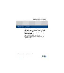 BS DD CEN ISO/TS 14907-2:2011