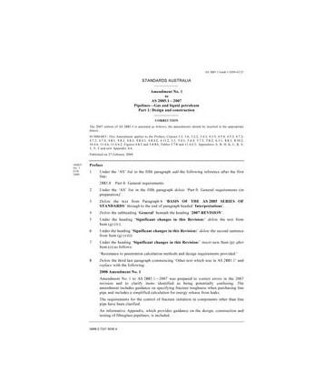 AS 2885.1-2007 AMDT 1                        [ Superseded ]