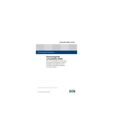 BS PD IEC/TR 61000-3-14:2011