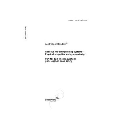 AS ISO 14520.15-2009                        [ Superseded ]