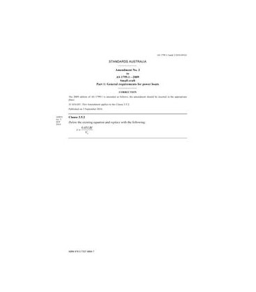 AS 1799.1-2009 AMDT 2