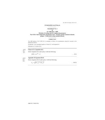 AS 1289.5.8.4-2009 AMDT 1