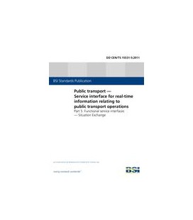 BS DD CEN/TS 15531-5:2011