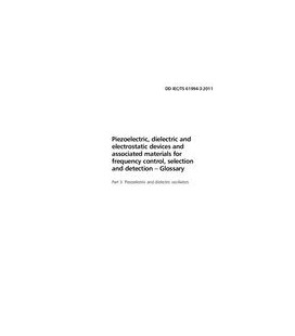 BS DD IEC/TS 61994-3:2011