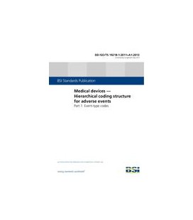 BS DD ISO/TS 19218-1:2011+A1:2013