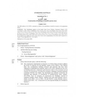 AS 3959-2009 AMDT 1                        [ Available Superseded ]