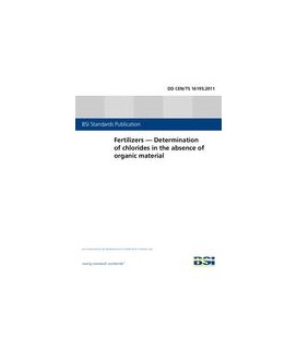 BS DD CEN/TS 16195:2011
