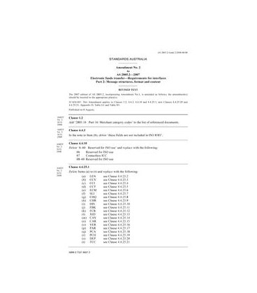 AS 2805.2-2007 AMDT 2                        [ Superseded ]