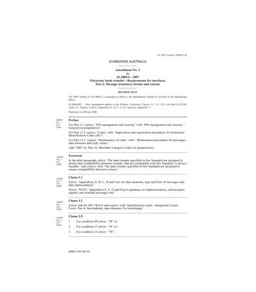 AS 2805.2-2007 AMDT 1                        [ Superseded ]