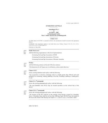 AS 1926.1-2007 AMDT 1