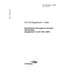 AS 1379 SUPP 1-2008