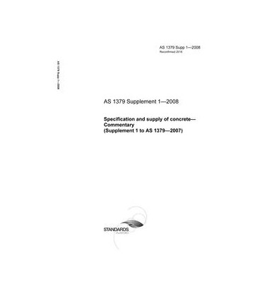 AS 1379 SUPP 1-2008