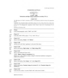 AS 2067-2008 AMDT 1                        [ Superseded ]