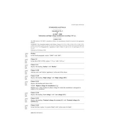 AS 2067-2008 AMDT 1                        [ Superseded ]