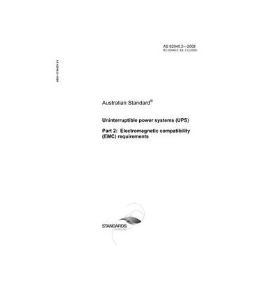 AS 62040.2-2008                        [ Superseded ]