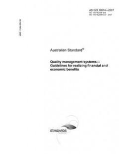 AS ISO 10014-2007