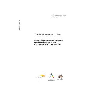 AS 5100.6 SUPP 1-2007                        [ Obsolescent ]