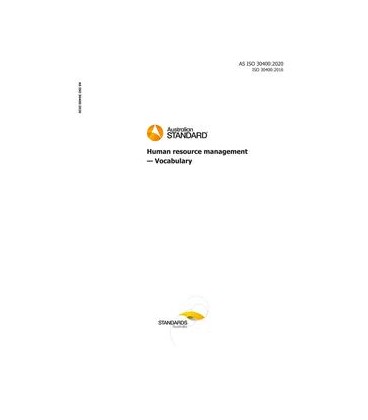 AS ISO 30400:2020
