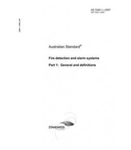 AS 7240.1-2007                        [ Superseded ]