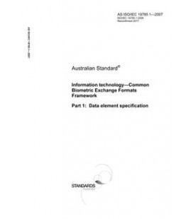 AS ISO IEC 19785.1-2007