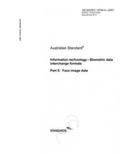 AS ISO IEC 19794.5-2007
