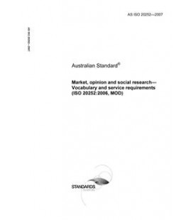AS ISO 20252-2007                        [ Superseded ]