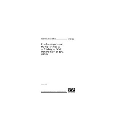 BS DD CEN/TS 15722:2009