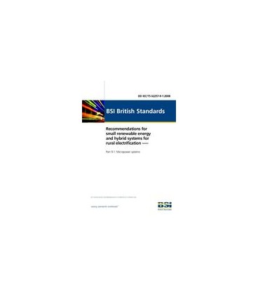 BS DD IEC/TS 62257-9-1:2008