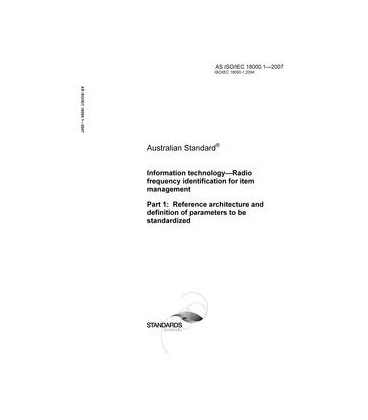 AS ISO IEC 18000.1-2007