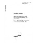 AS ISO IEC 18000.3-2007