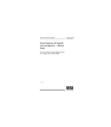 BS DD CEN ISO/TS 17665-2:2009