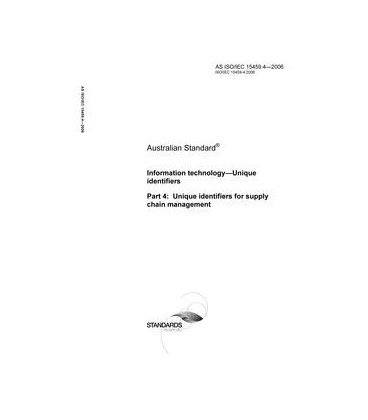 AS ISO IEC 15459.4-2006