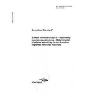 AS ISO 18114-2006