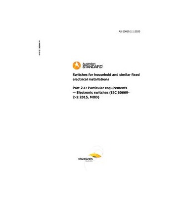AS 60669.2.1:2020