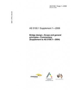 AS 5100.1 SUPP 1-2006                        [ Obsolescent ]