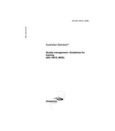 AS ISO 10015-2006