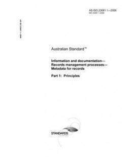 AS ISO 23081.1-2006                        [ Superseded ]