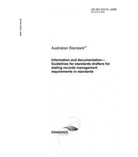 AS ISO 22310-2006