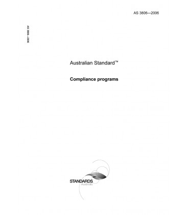 AS 3806-2006                        [ Superseded ]