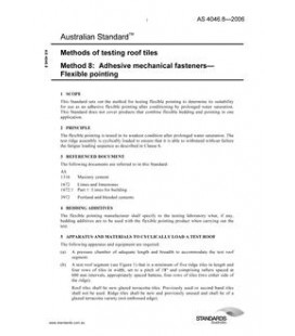 AS 4046.8-2006                        [ Superseded ]