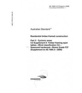 AS 1684.3 C2 SUPP 9-2006                        [ Superseded ]
