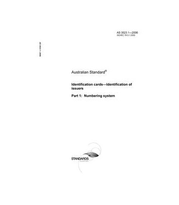 AS 3523.1-2006                        [ Superseded ]
