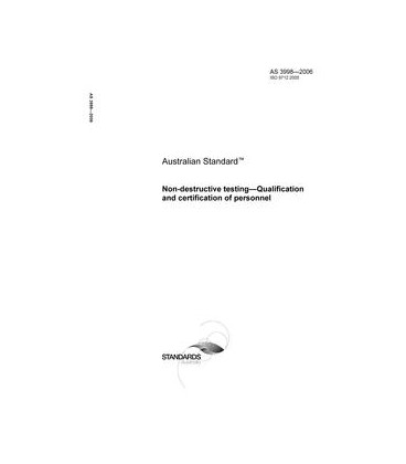 AS 3998-2006                        [ Superseded ]