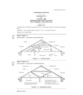 AS 1684.4-2006 AMDT 1                        [ Superseded ]