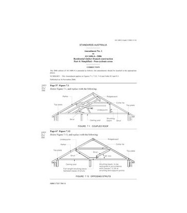 AS 1684.4-2006 AMDT 1                        [ Superseded ]